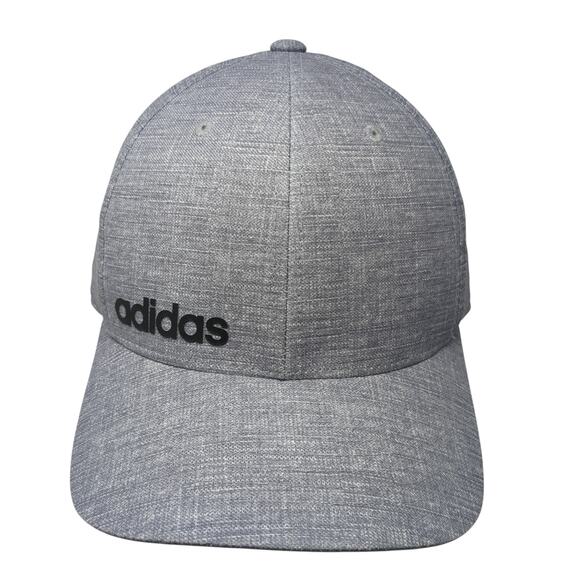 Adidas Fitted Baseball Cap Gray Size XL Lightweight Embroidered Polyester - Picture 1 of 9